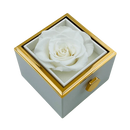 Caixa Rotativa com Rosa Eterna (Somente Caixa)