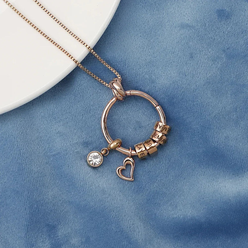 Colar Circular Personalizado com Nomes 💎